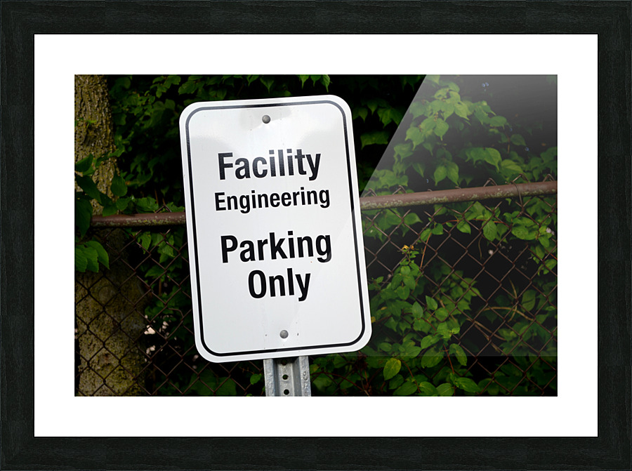 Facility Signage Picture Frame print