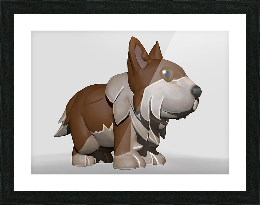 BrownDog Picture Frame print