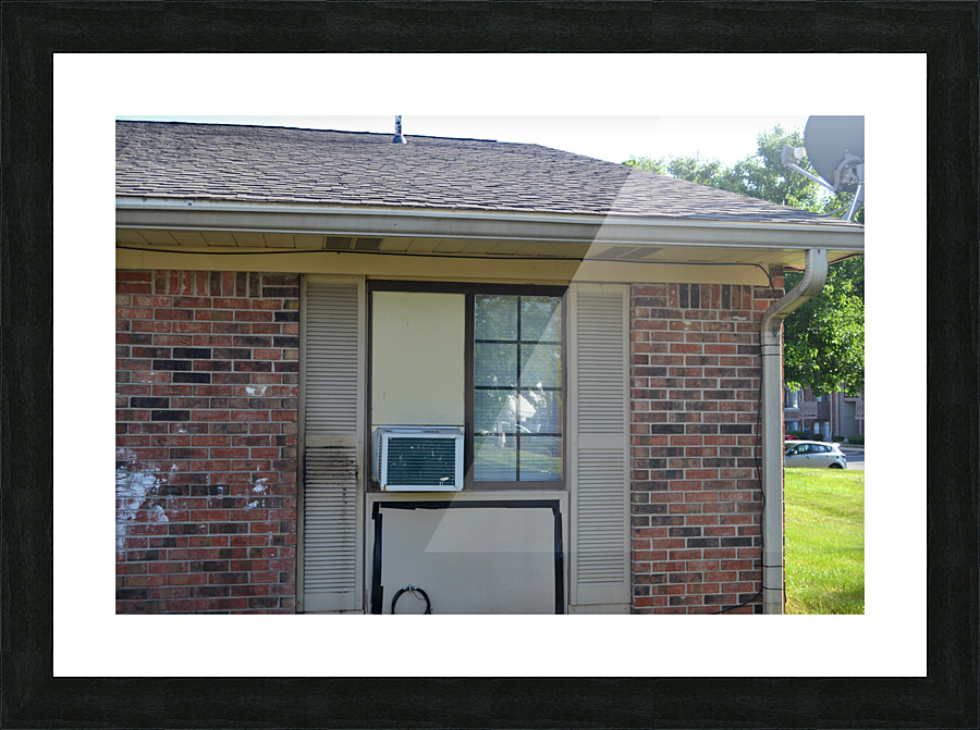 Apartment Building Picture Frame print
