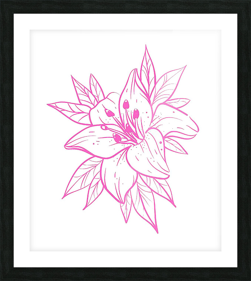 flower2 Picture Frame print