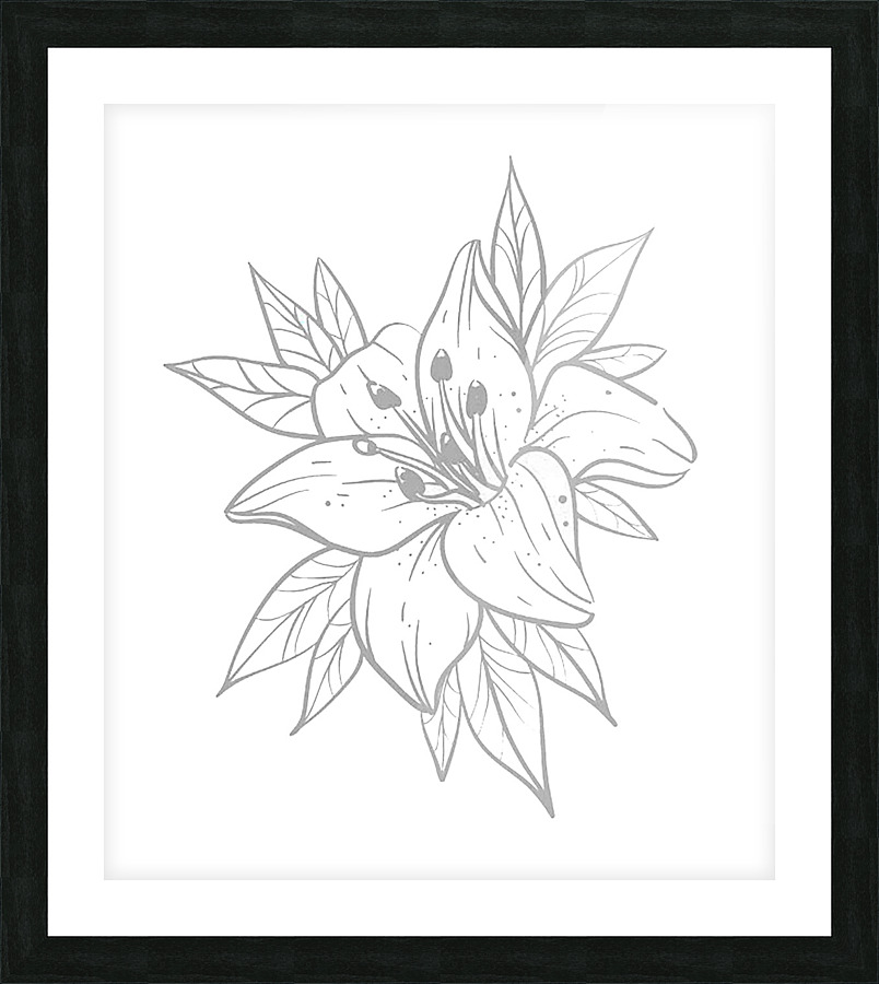flower3 Picture Frame print