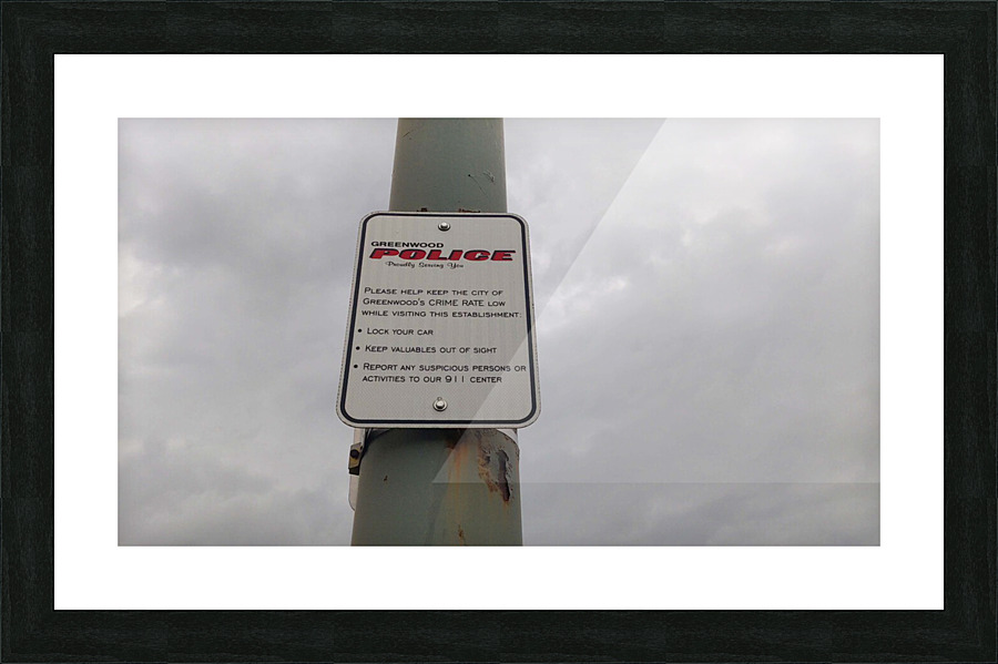 Sign Picture Frame print