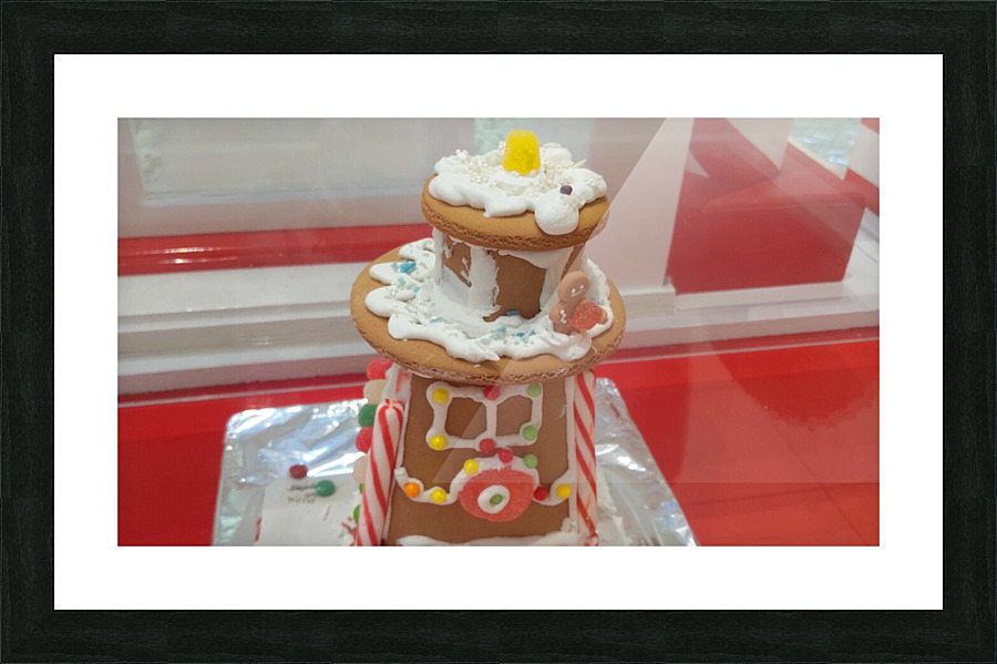 Gingerbreadhouse Picture Frame print
