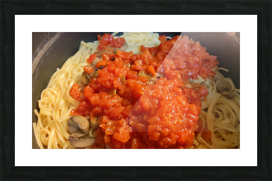 Spaghetti2 Picture Frame print