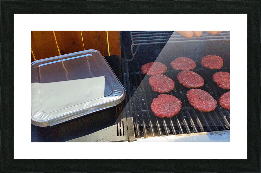 Hamburger Picture Frame print