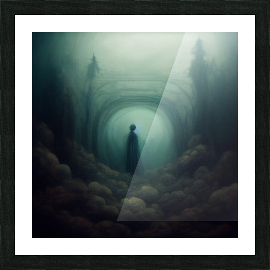 gloomy Picture Frame print