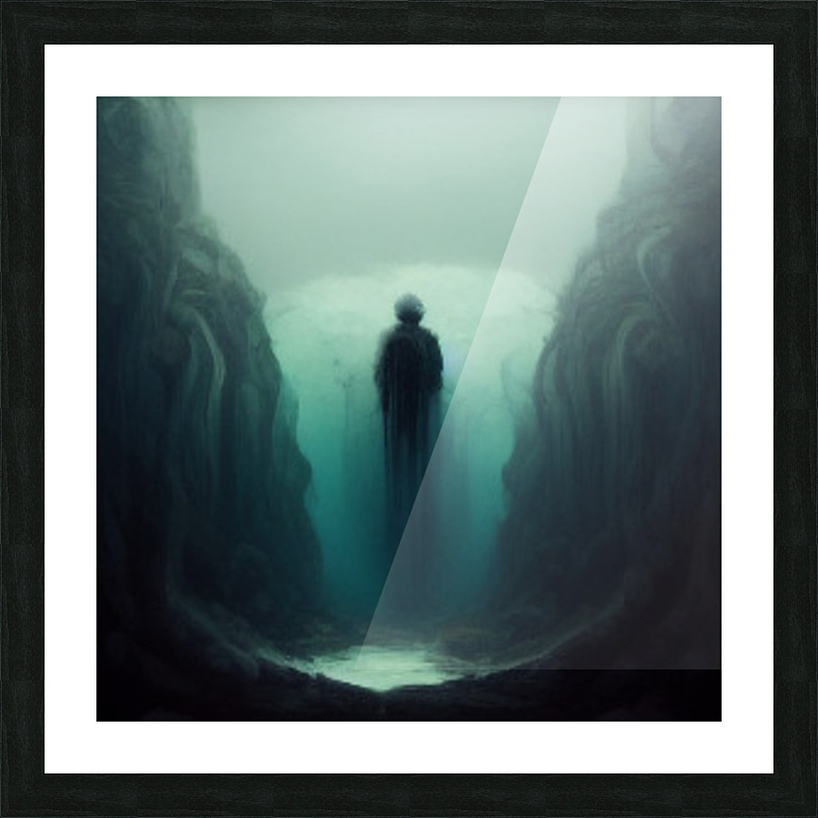 gloomy4 Picture Frame print