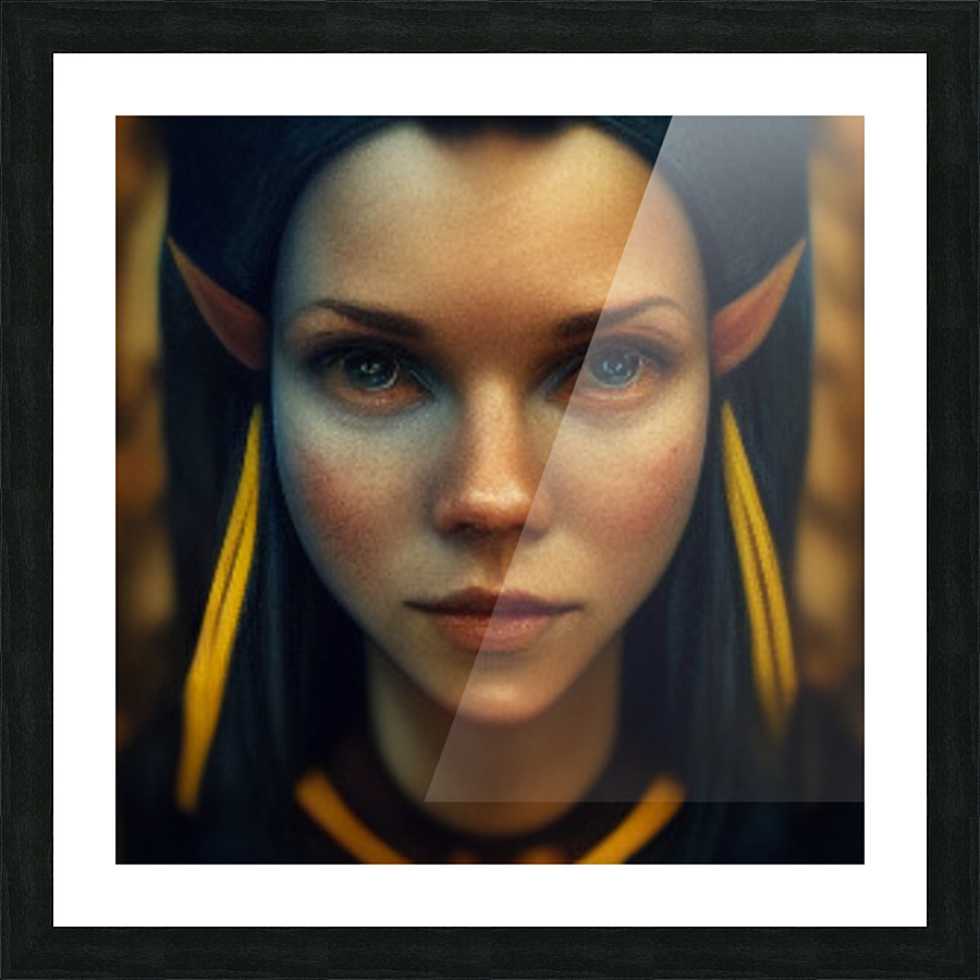 lady2 Picture Frame print