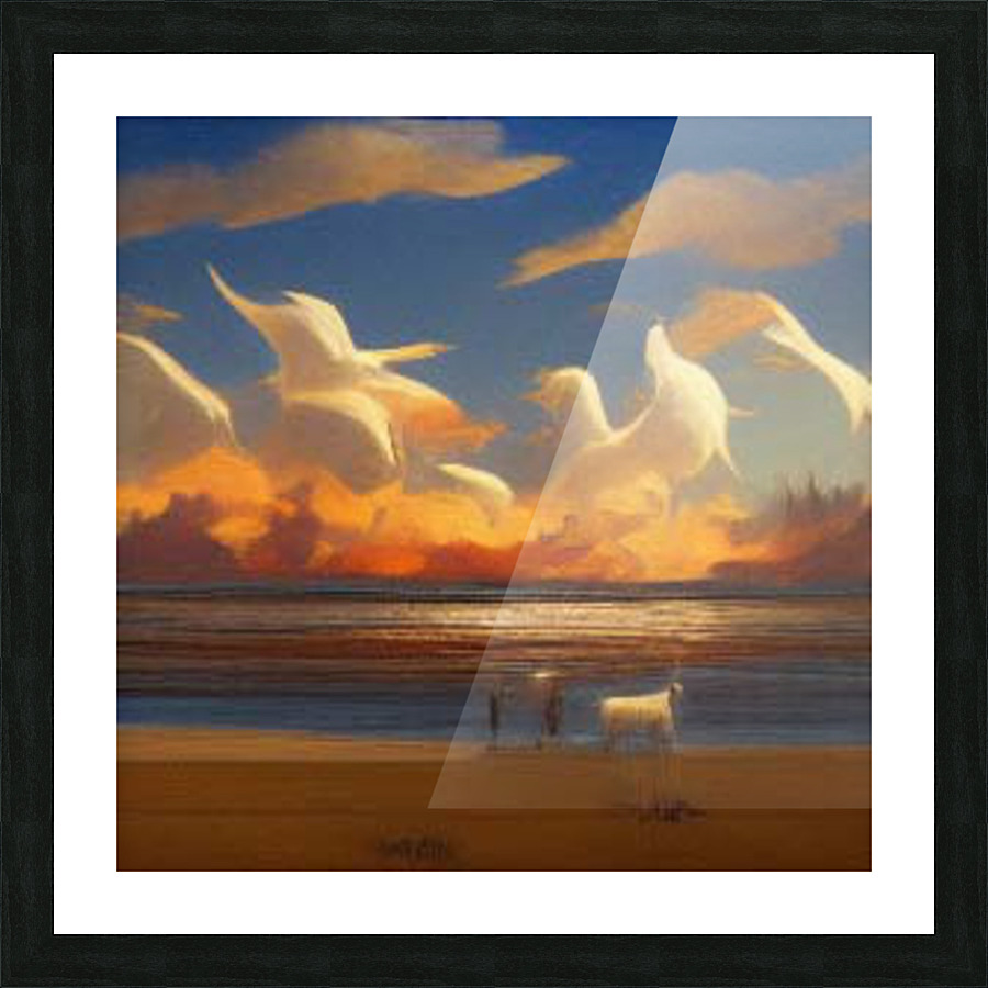 bull2 Picture Frame print