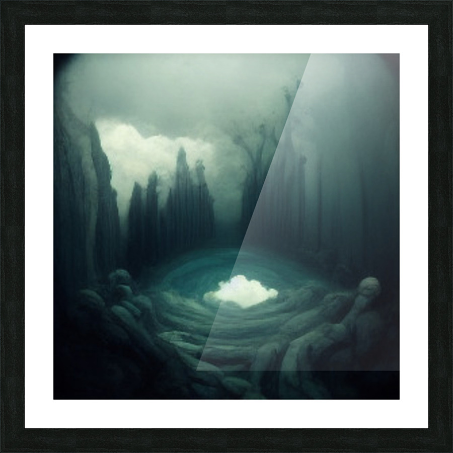 gloomy3 Picture Frame print