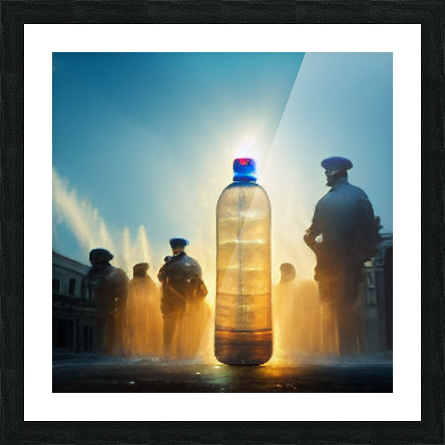 bottle1 Picture Frame print