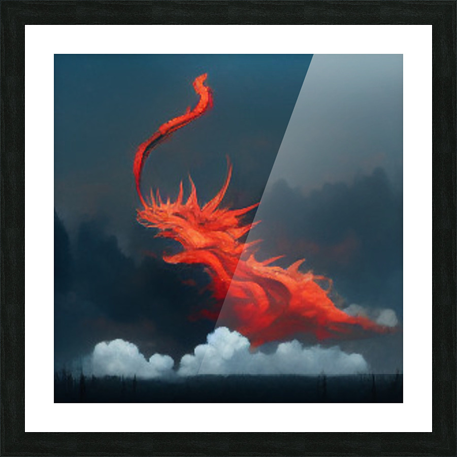 dragon4 Picture Frame print