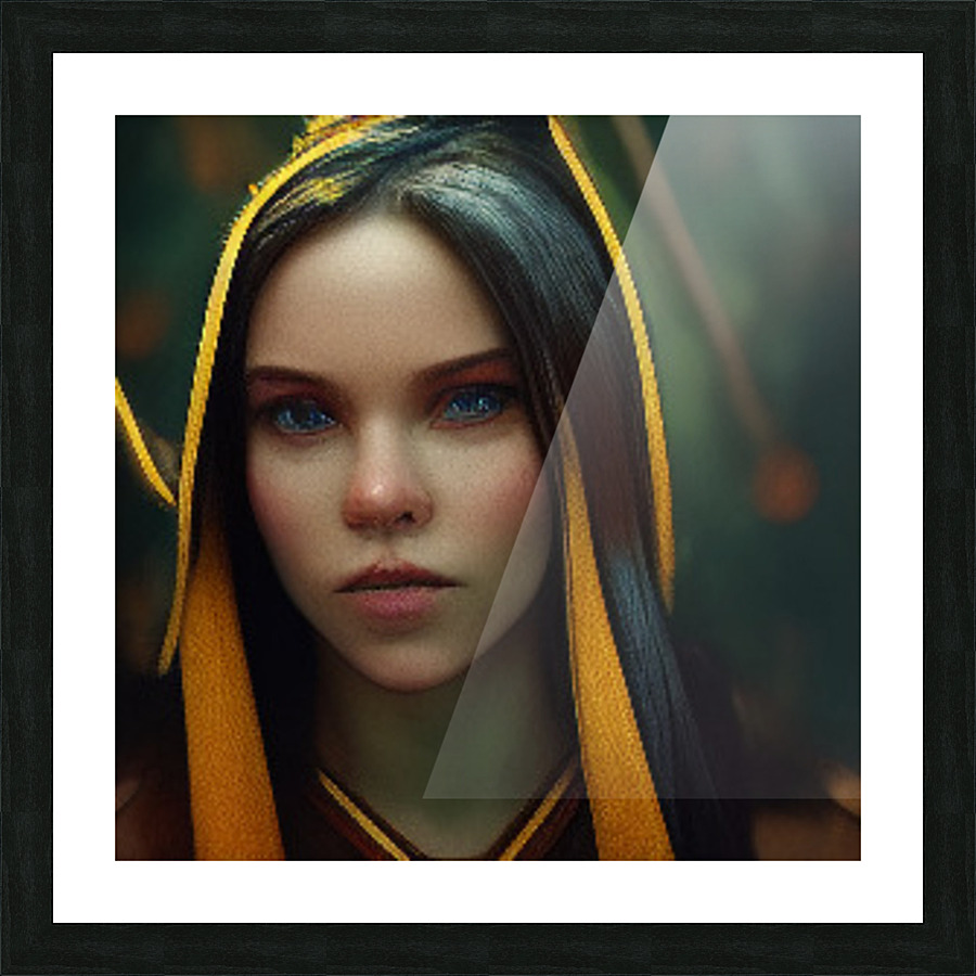 lady3 Picture Frame print