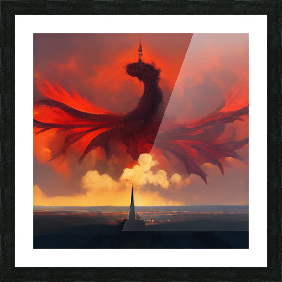 dragon3 Picture Frame print