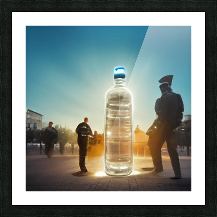 bottle2 Picture Frame print