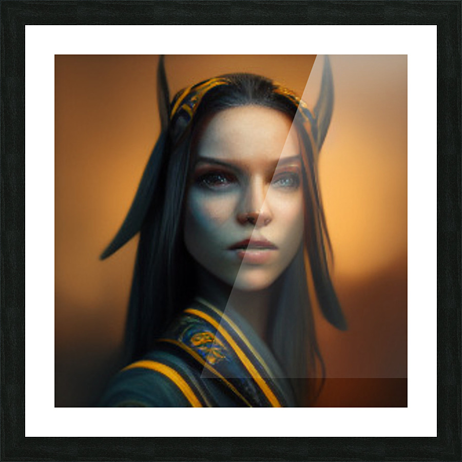 lady4 Picture Frame print