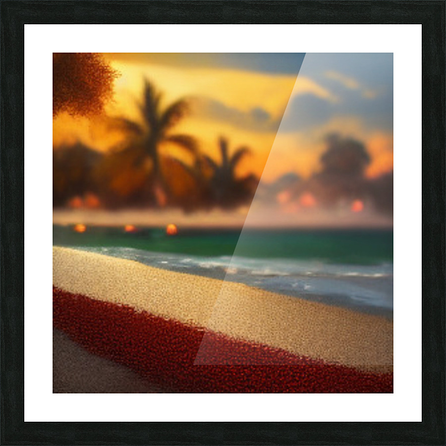 sand3 Picture Frame print