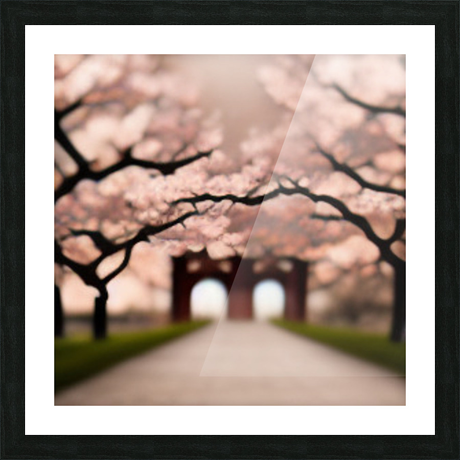 pinktree2 Picture Frame print