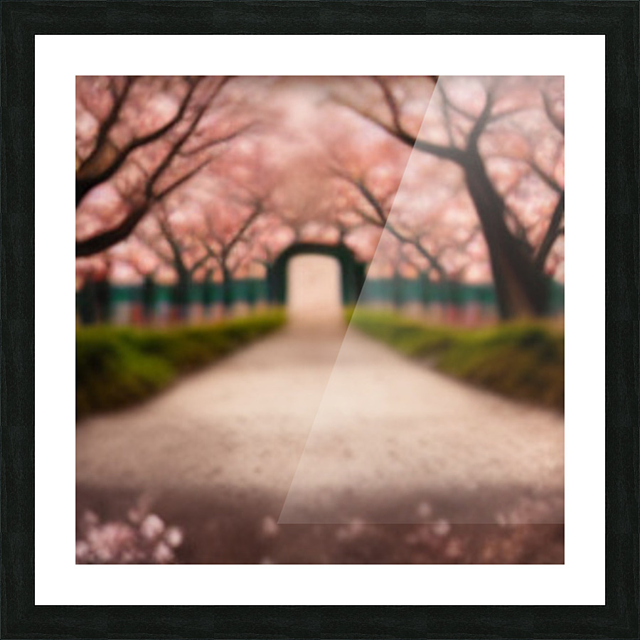 pinktree4 Picture Frame print