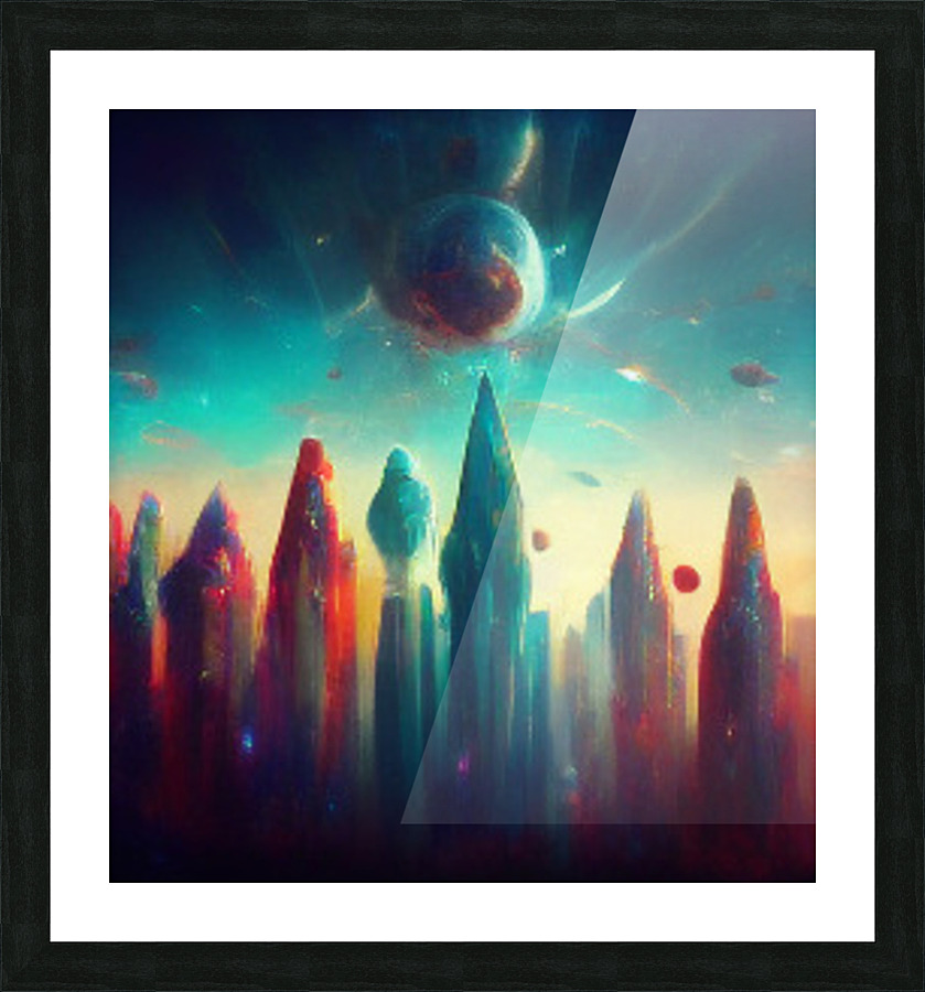 space Picture Frame print