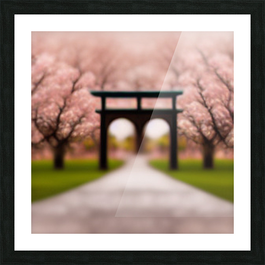 pinktree3 Picture Frame print
