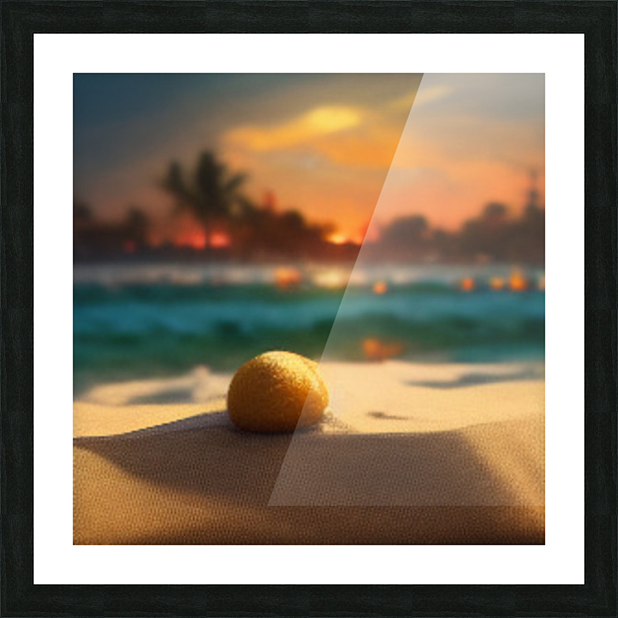 sand Picture Frame print