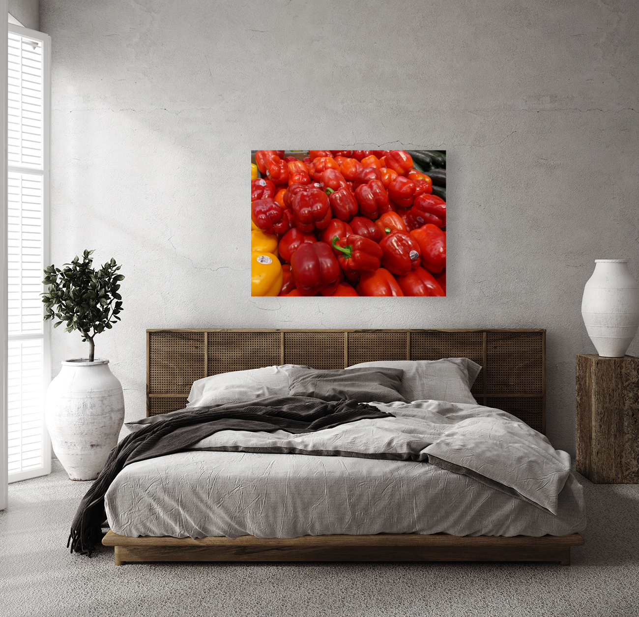 Red Peppers Reproduction