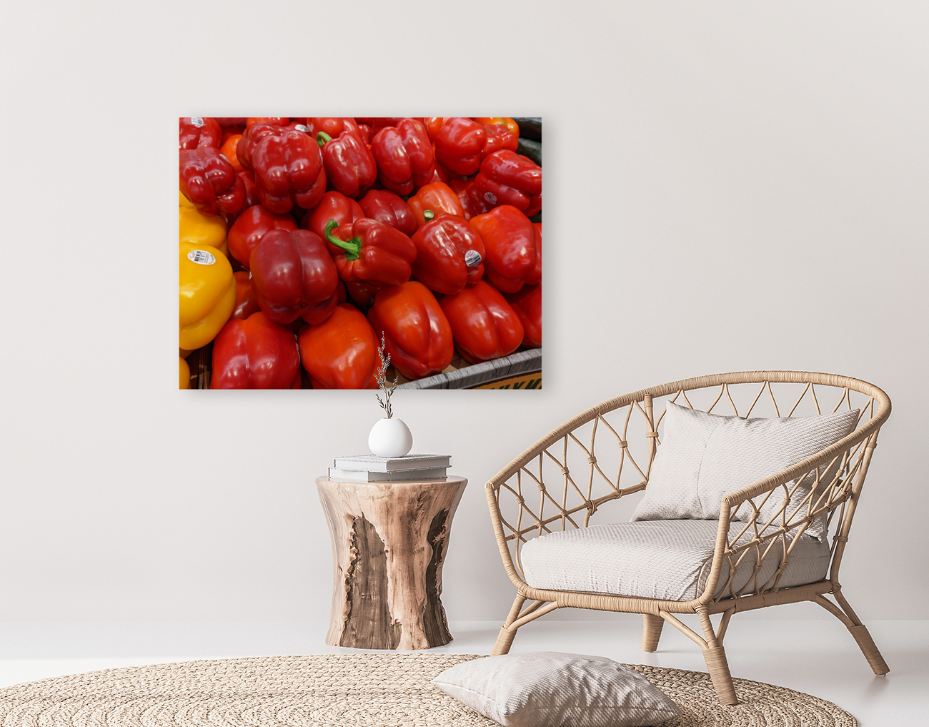 Red Peppers Reproduction