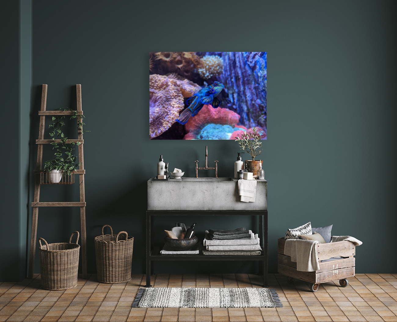 Blue Fish Reproduction