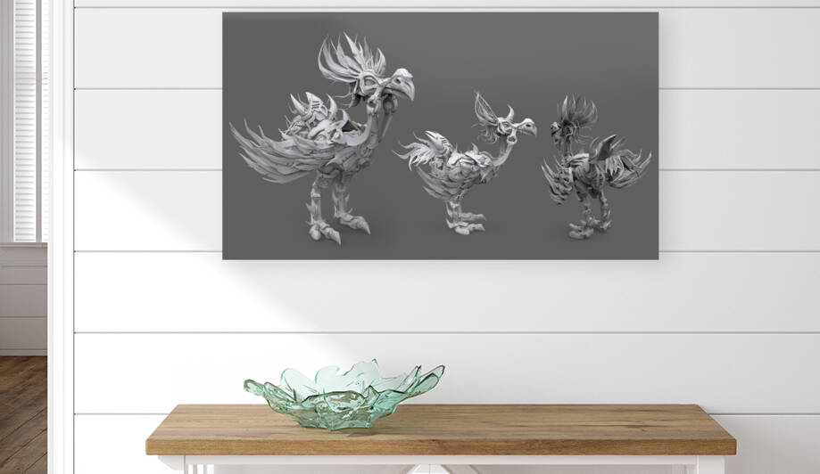 kelly johnson sculptedrender Reproduction