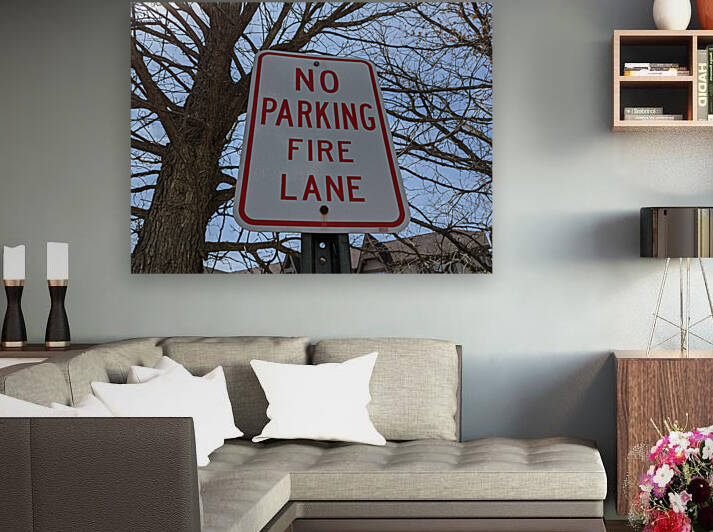 No Parking Fire Lane by Kelly Marie Johnson