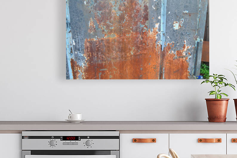 Metallic Garbage Bin by Kelly Marie Johnson