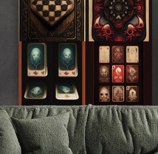 Ceolwulf cursed deck of playing cards af49bc2 1661693368.7092 by Kelly Marie Johnson