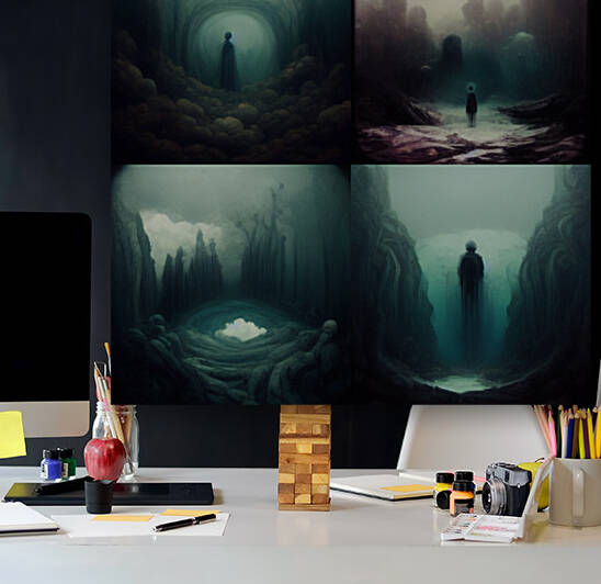 TR0N115 the abyss gloomy deep dreamlike f4d77 by Kelly Marie Johnson