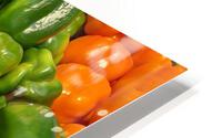 Green Peppers HD Metal print