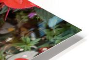 Red Flowers HD Metal print