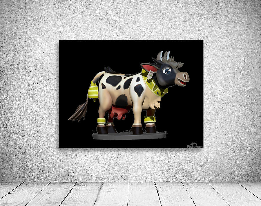 Cow Skin Wall Preview
