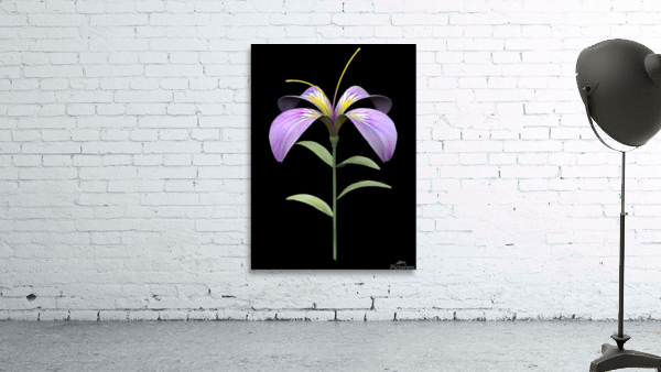 PurpleFlower2 Wall Preview
