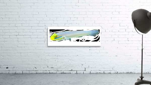 YellowandWhiteFish2 Wall Preview