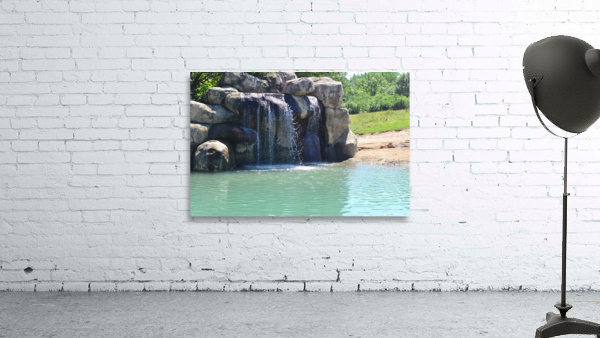 Rock Waterfall Wall Preview