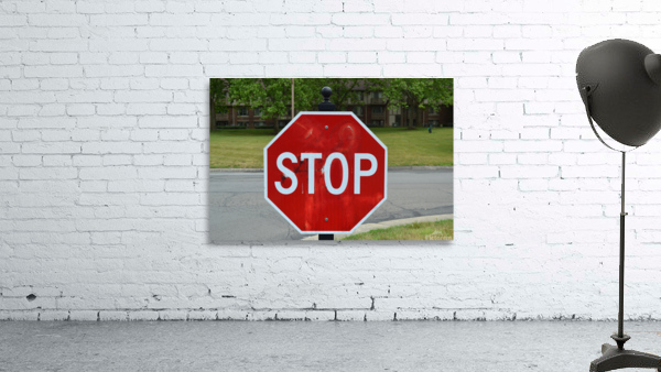 Stop Signage Wall Preview