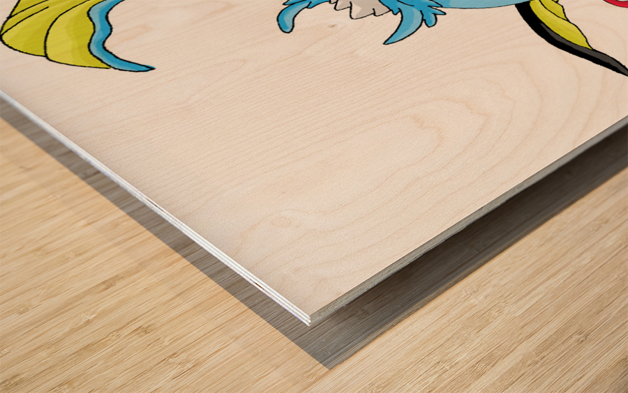 Dragonir Wood print