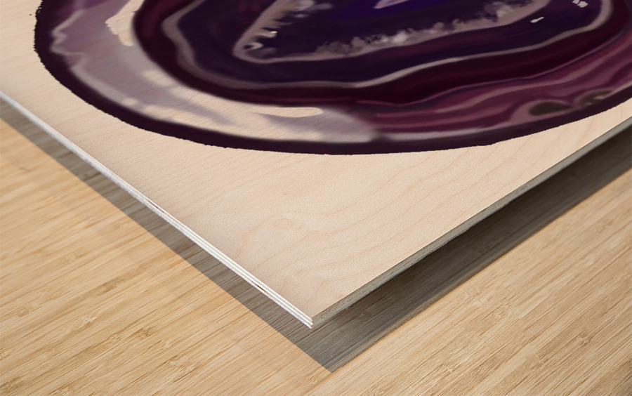 PurpleRock Wood print