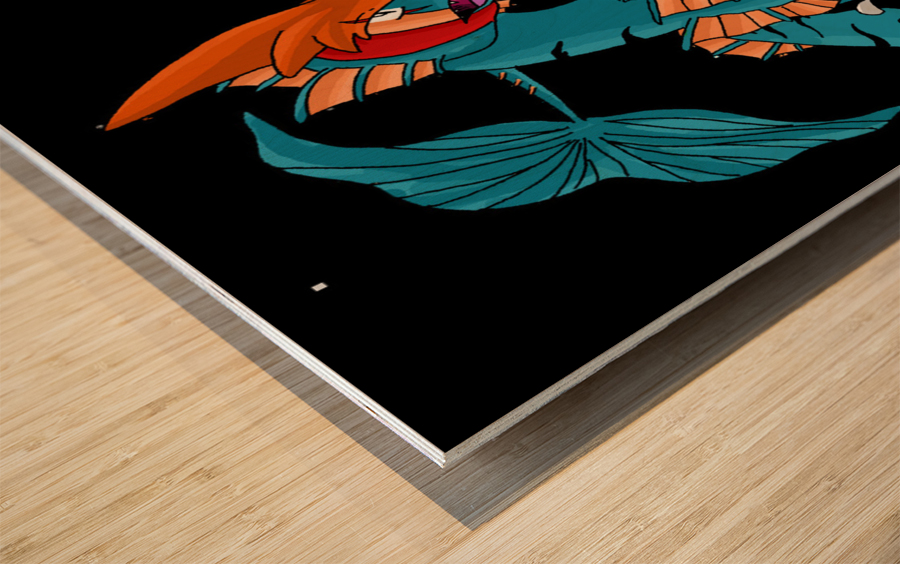 Shirei Wood print