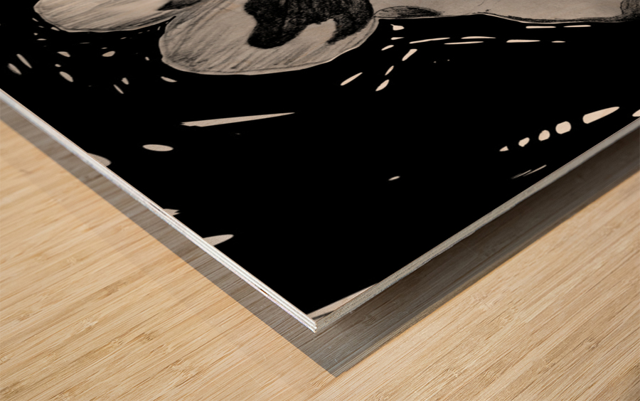 Shamrock Wood print