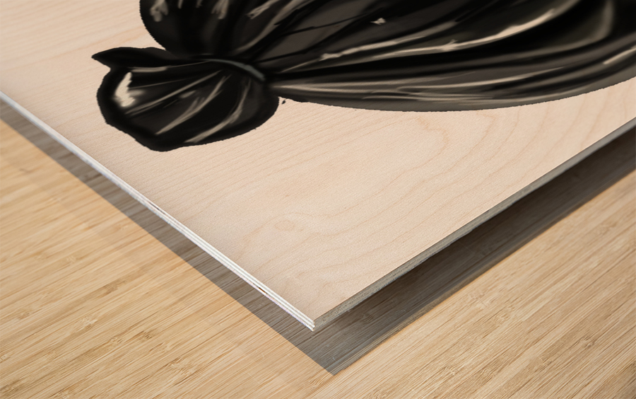 TrashBag Wood print