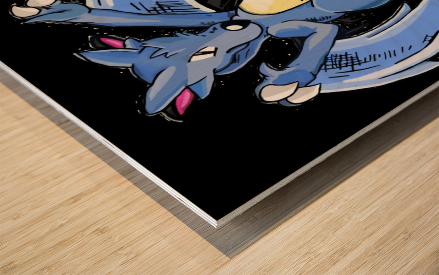 Wolwing Wood print
