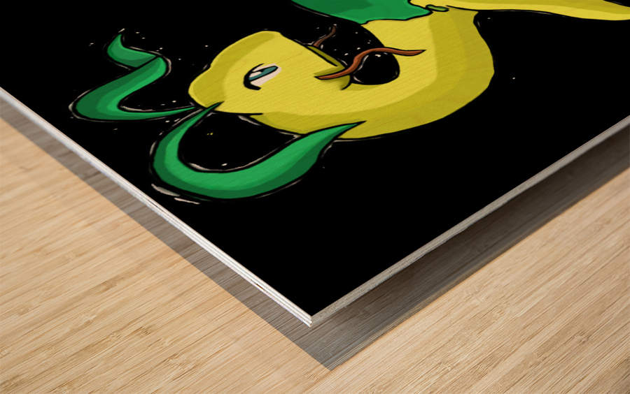 Alpro Wood print