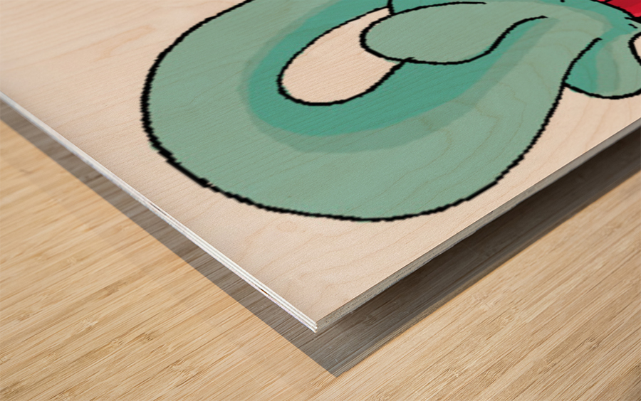 Chriskisx Wood print