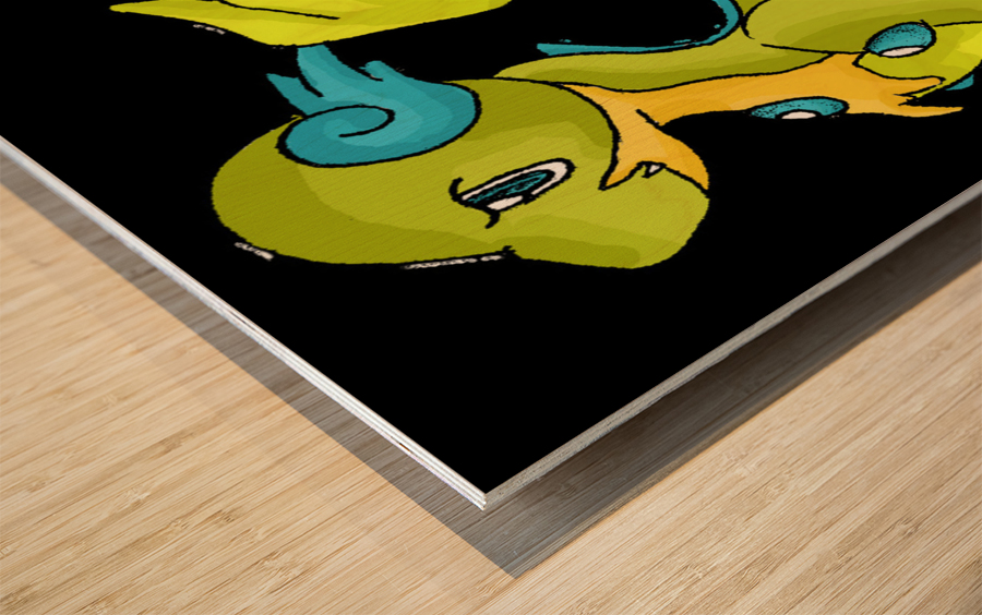 Cortenais Wood print